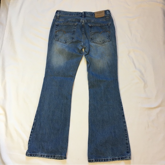 Y2K American Eagle Outfitters Low Rise Flare Jeans, 4 - Picture 2 of 9